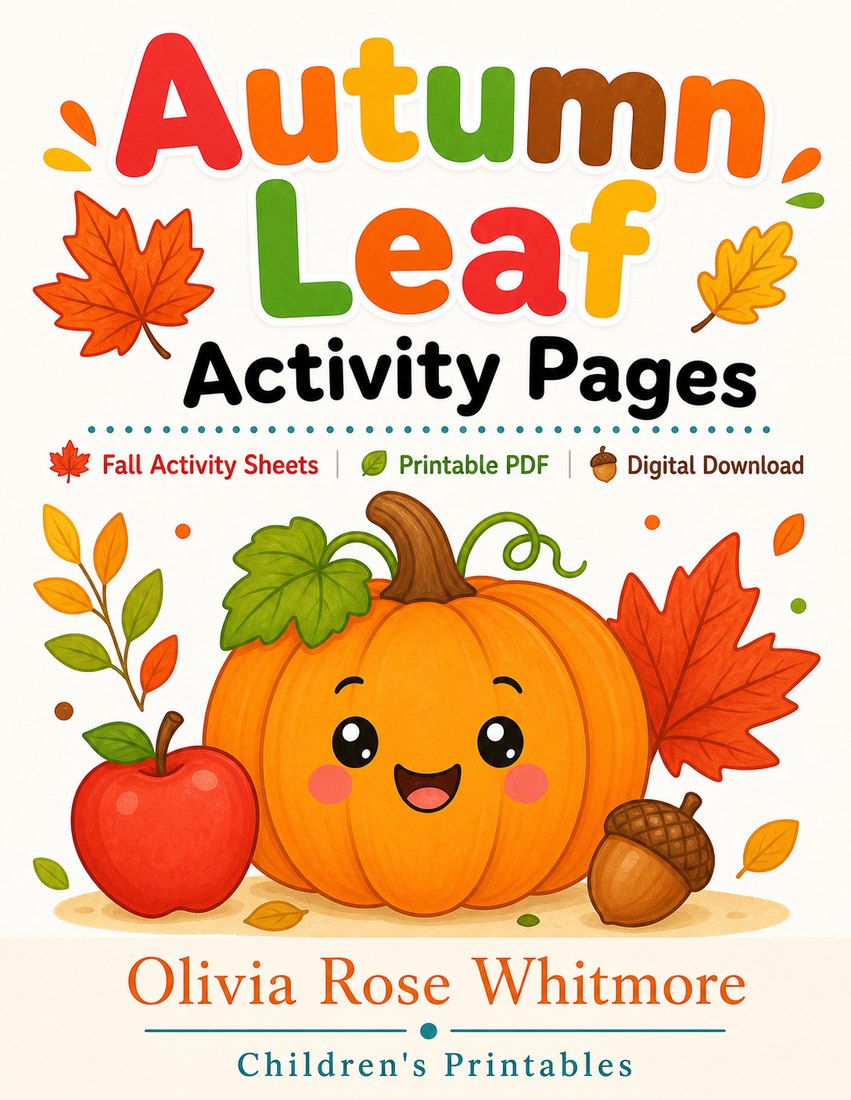 Preview: Autumn Leaf Activity Pages