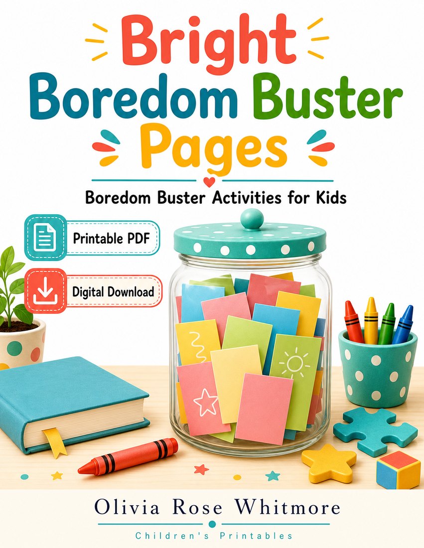 Preview: Bright Boredom Buster Pages