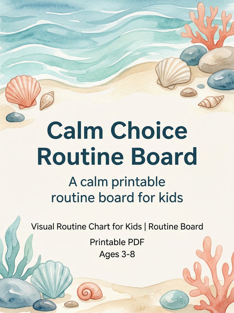 Preview: Calm Choice Routine Board