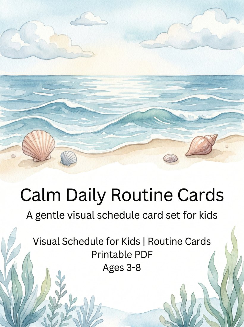 Preview: Calm Daily Routine Cards