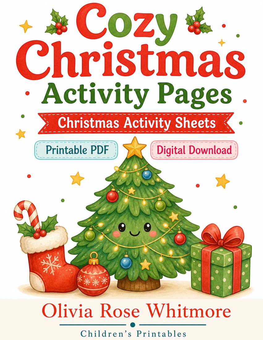 Preview: Cozy Christmas Activity Pages