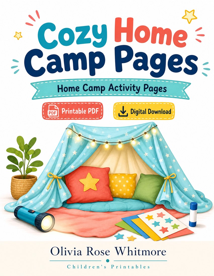 Preview: Cozy Home Camp Pages