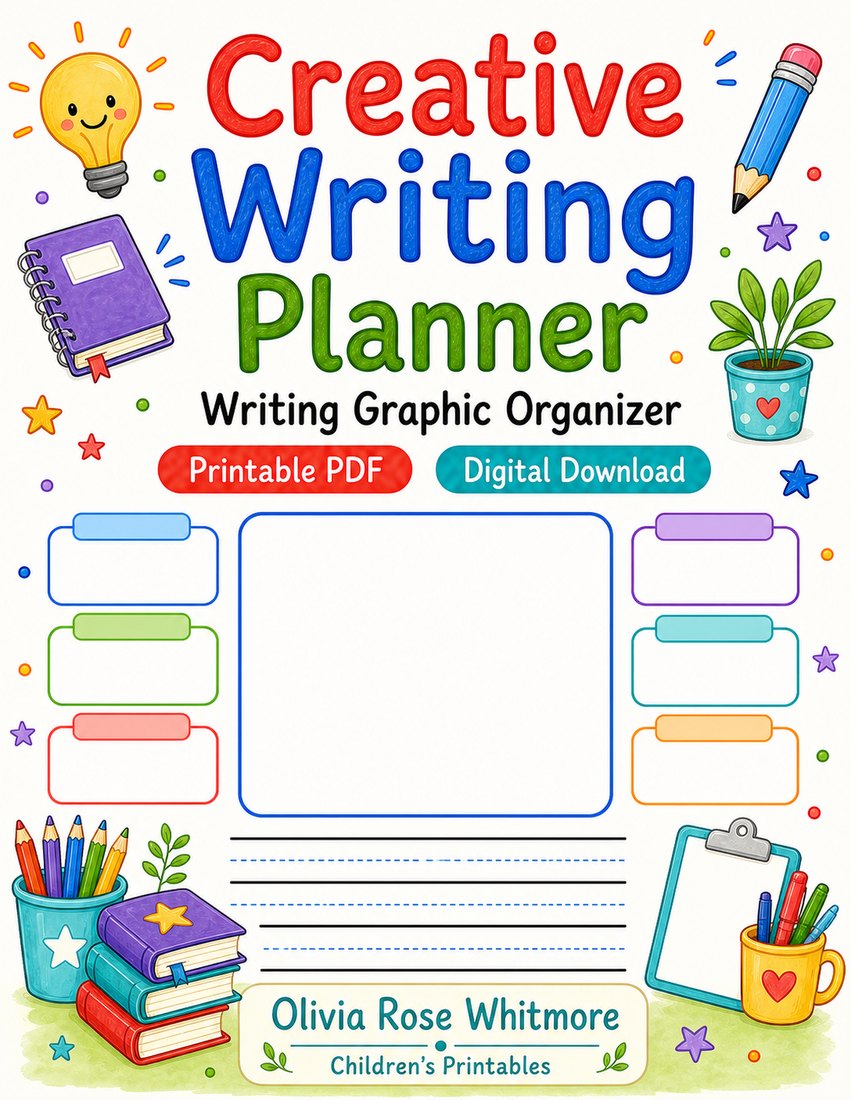 Preview: Creative Writing Planner