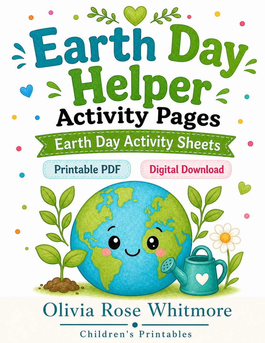 Preview: Earth Day Helper Activity Pages