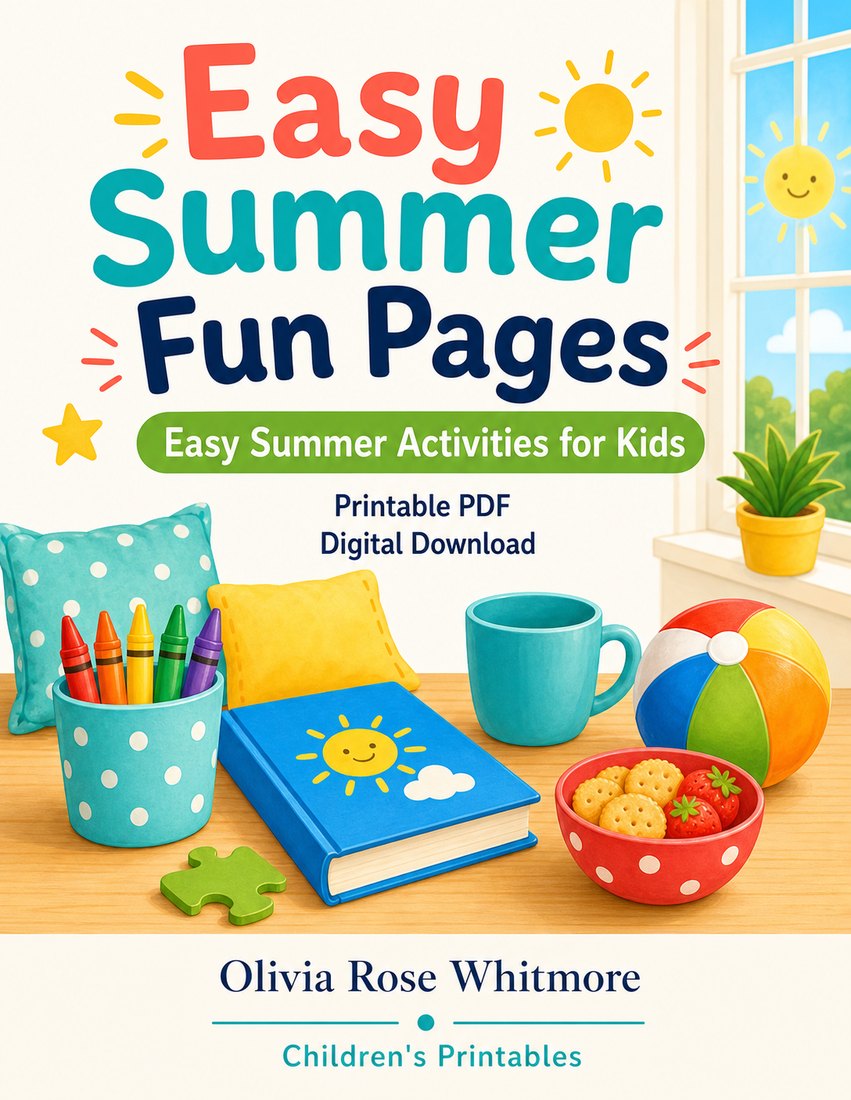 Preview: Easy Summer Fun Pages
