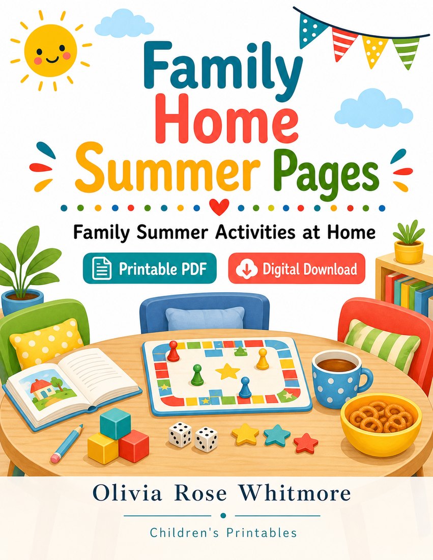 Preview: Family Home Summer Pages