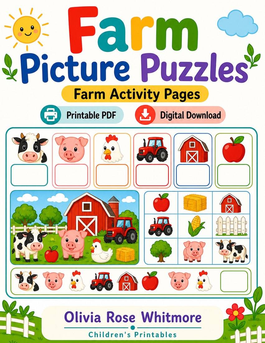 Preview: Farm Picture Puzzles