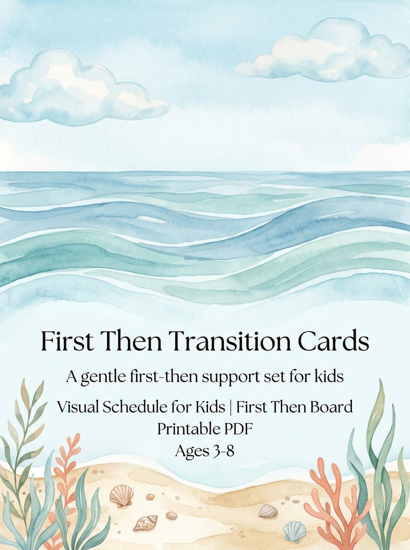Preview: First Then Transition Cards