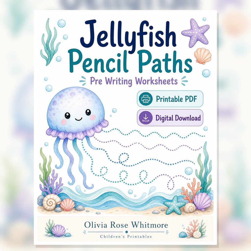 Preview: Jellyfish Pencil Paths
