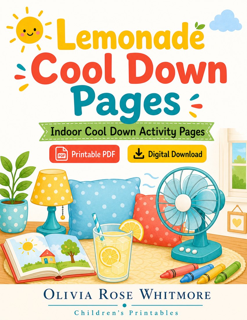 Preview: Lemonade Cool Down Pages