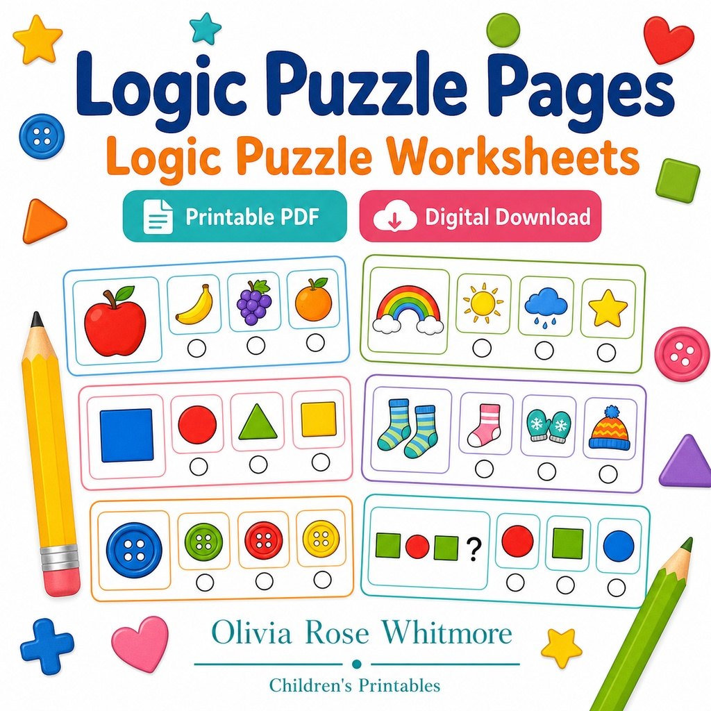 Preview: Logic Puzzle Pages