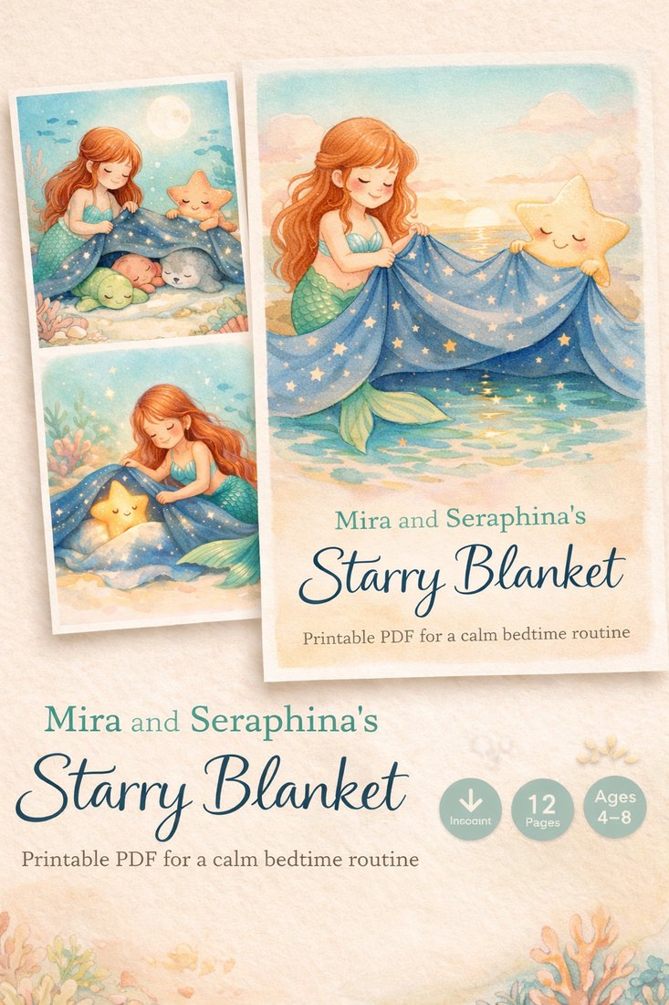 Preview: Mira and Seraphina's Starry Blanket