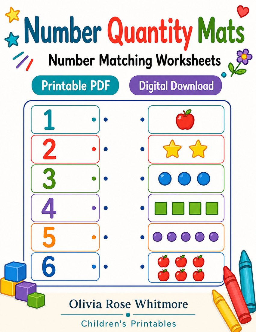 Preview: Number Quantity Mats