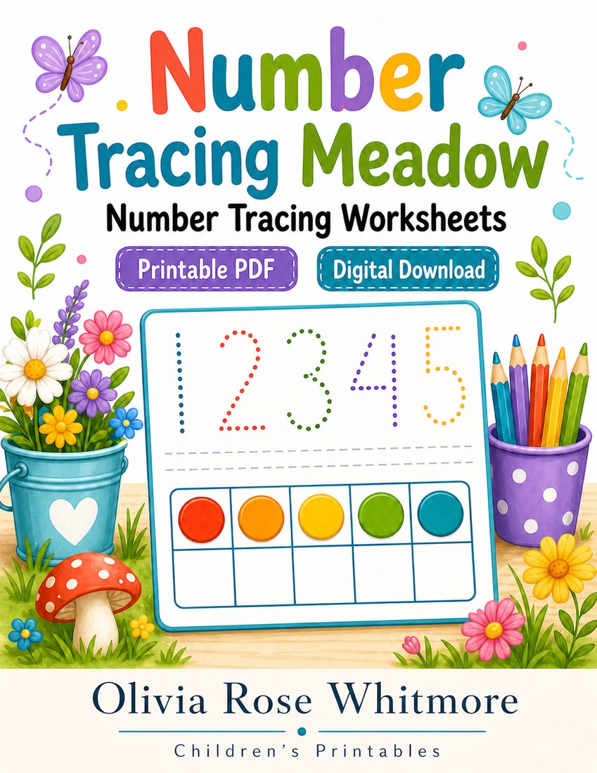 Preview: Number Tracing Meadow