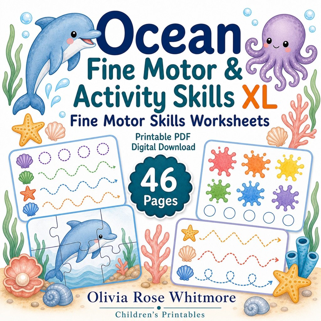 Preview: Ocean Fine Motor & Activity Skills XL