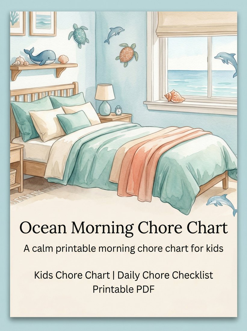 Preview: Ocean Morning Chore Chart
