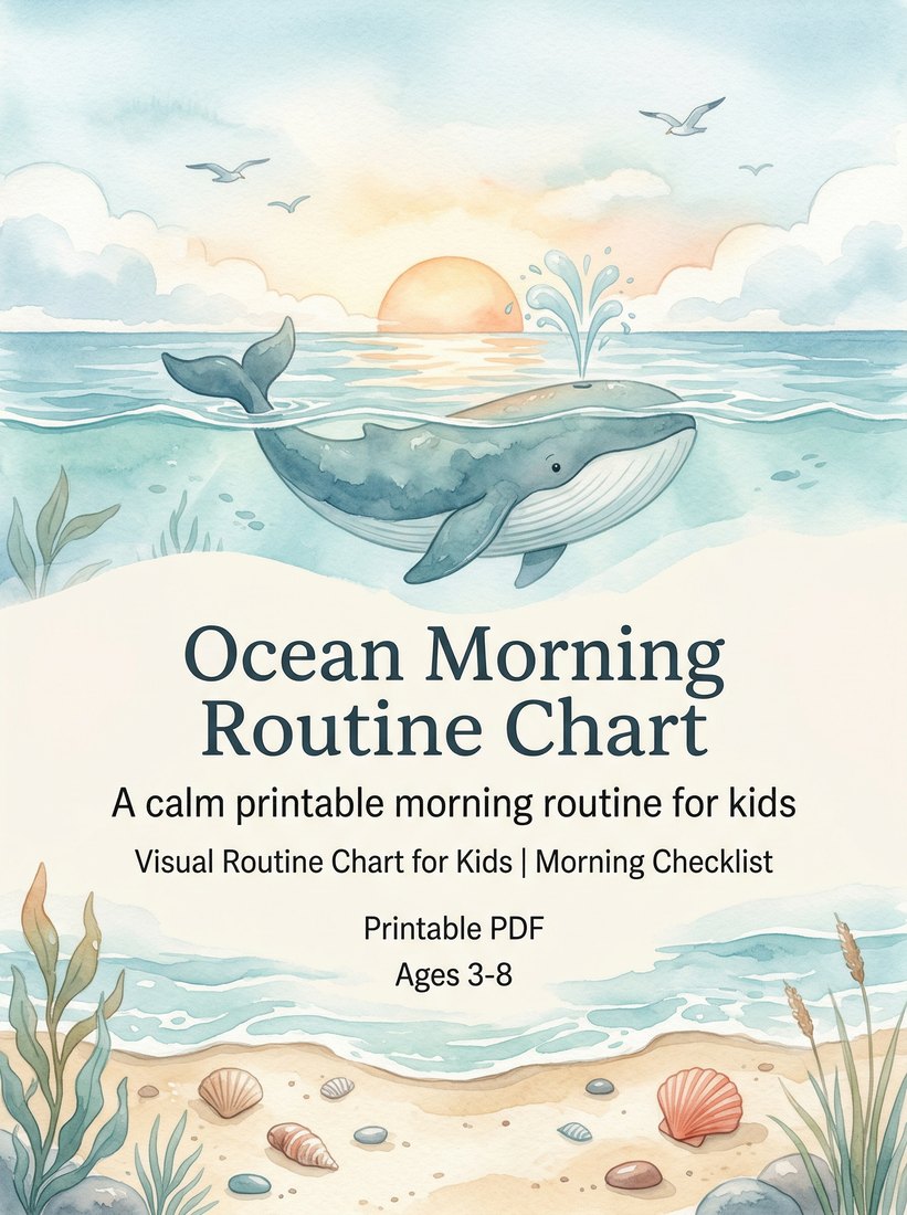 Preview: Ocean Morning Routine Chart