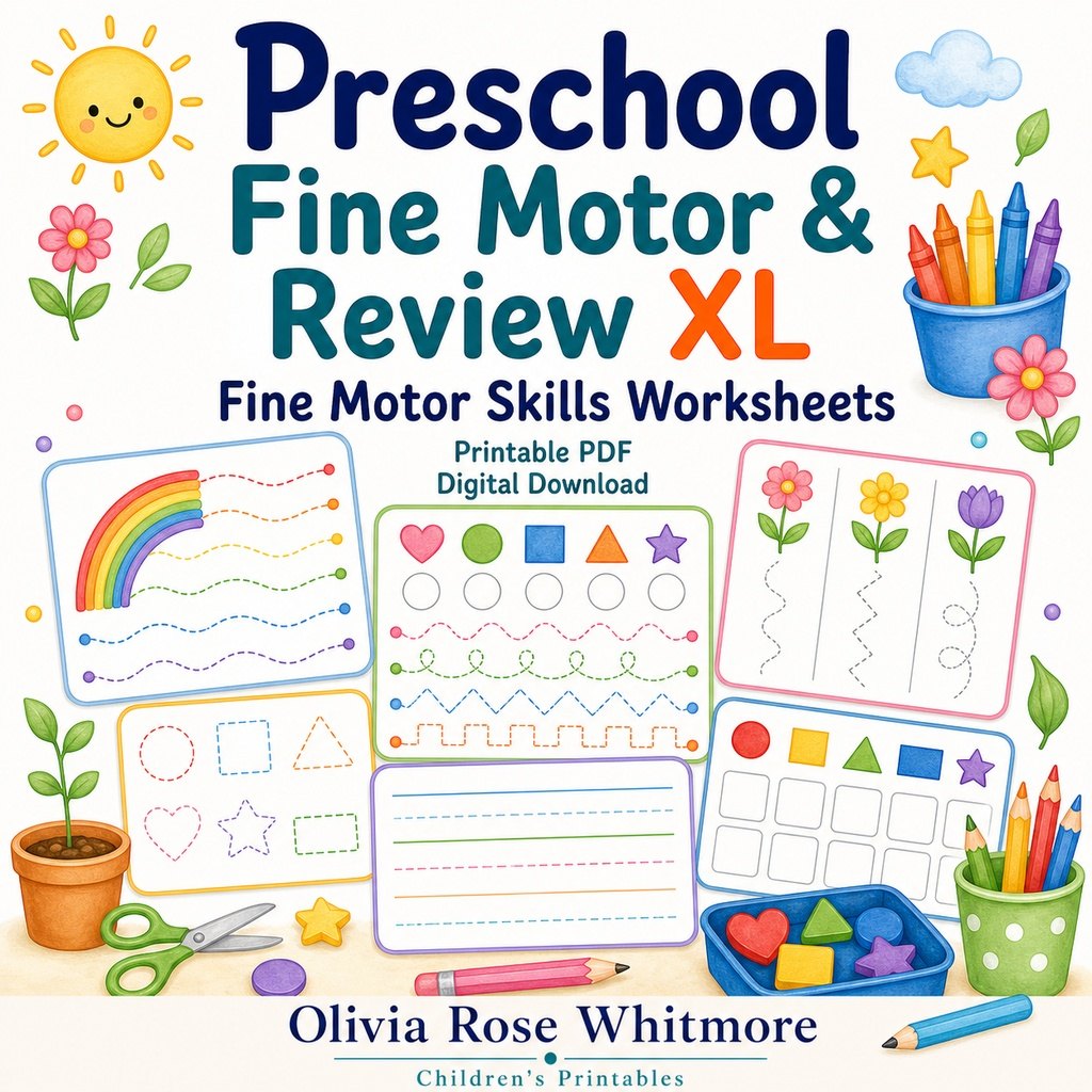 Preview: Preschool Fine Motor & Review XL