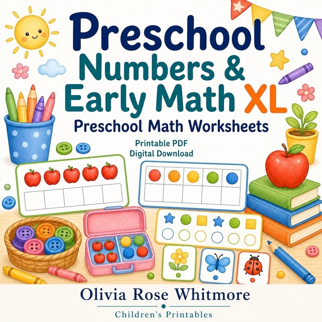 Preview: Preschool Numbers & Early Math XL