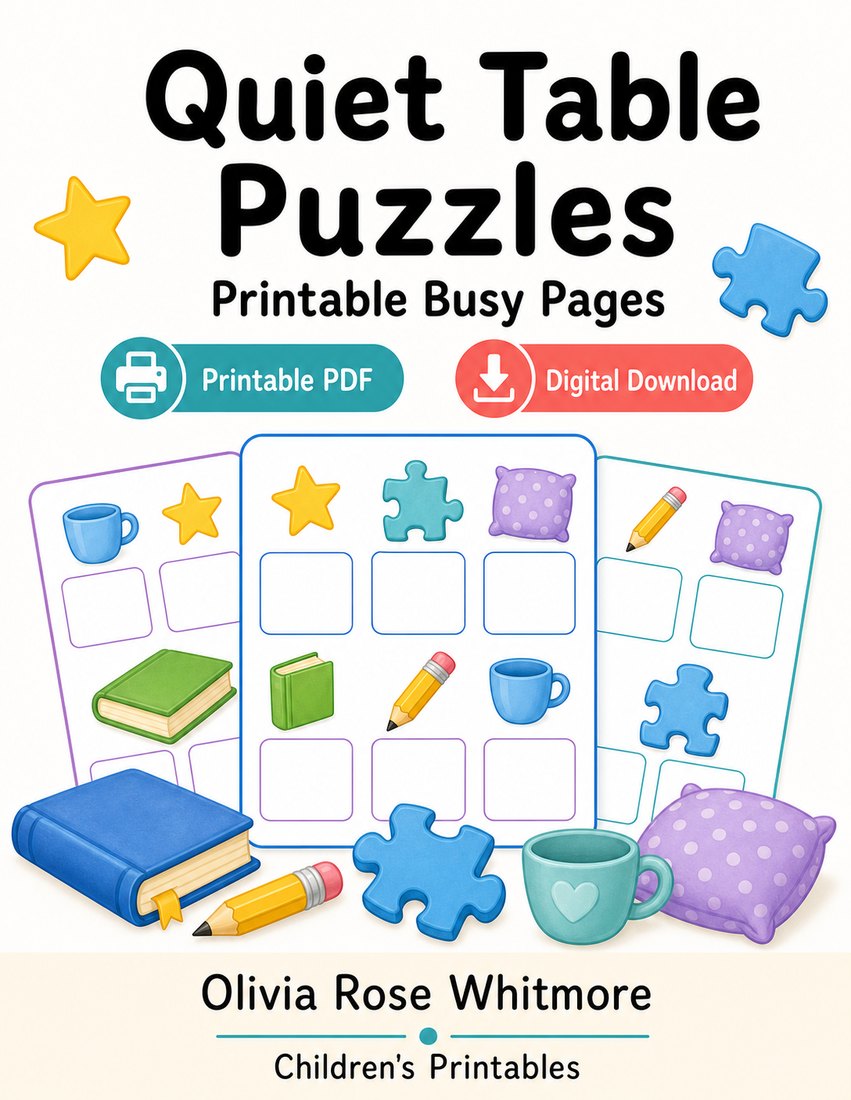 Preview: Quiet Table Puzzles
