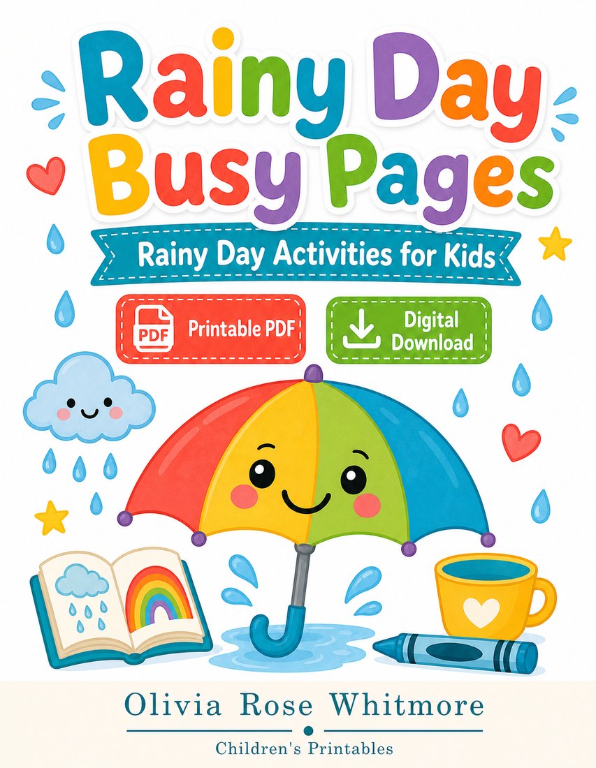 Preview: Rainy Day Busy Pages