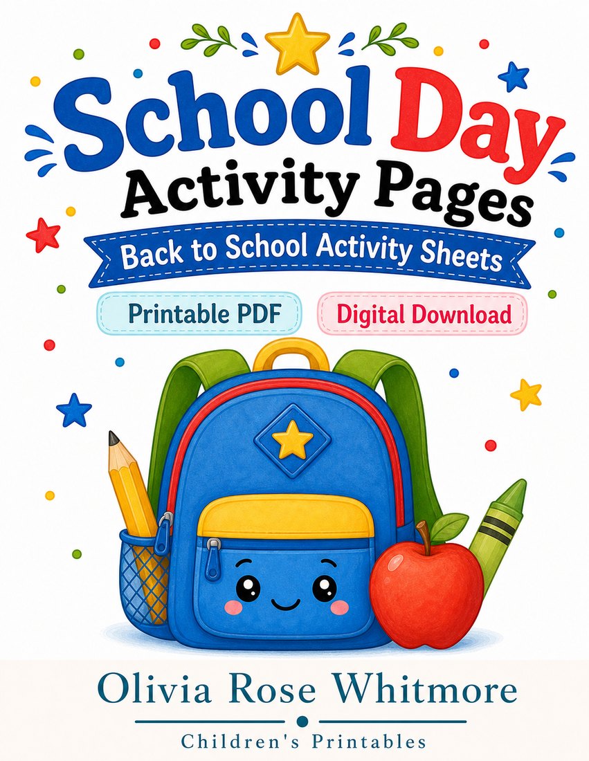 Preview: School Day Activity Pages