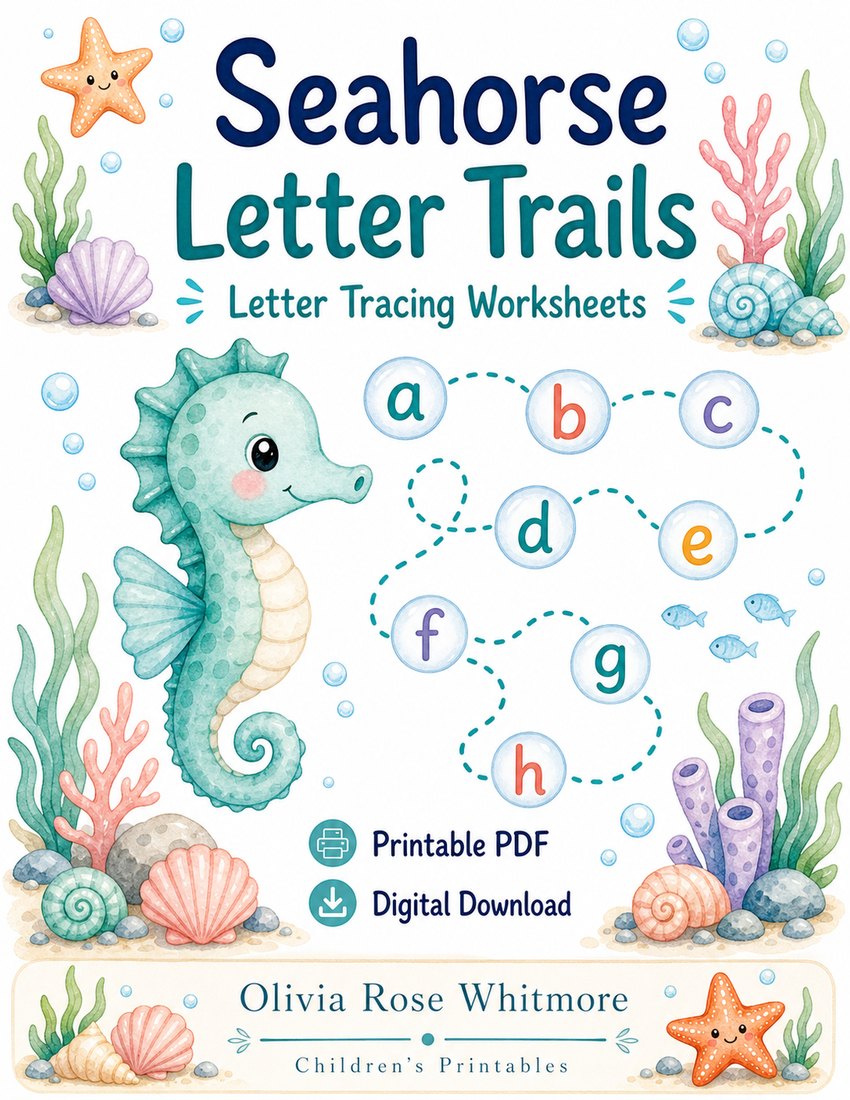 Preview: Seahorse Letter Trails