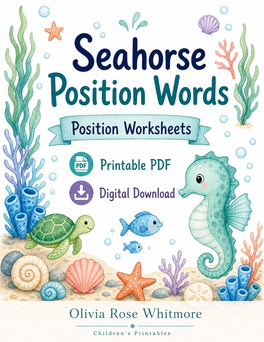 Preview: Seahorse Position Words