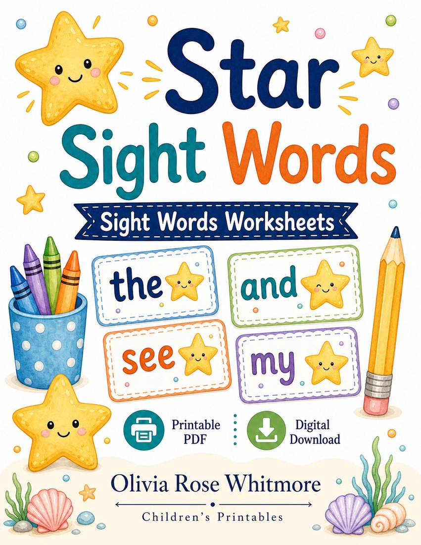 Preview: Star Sight Words