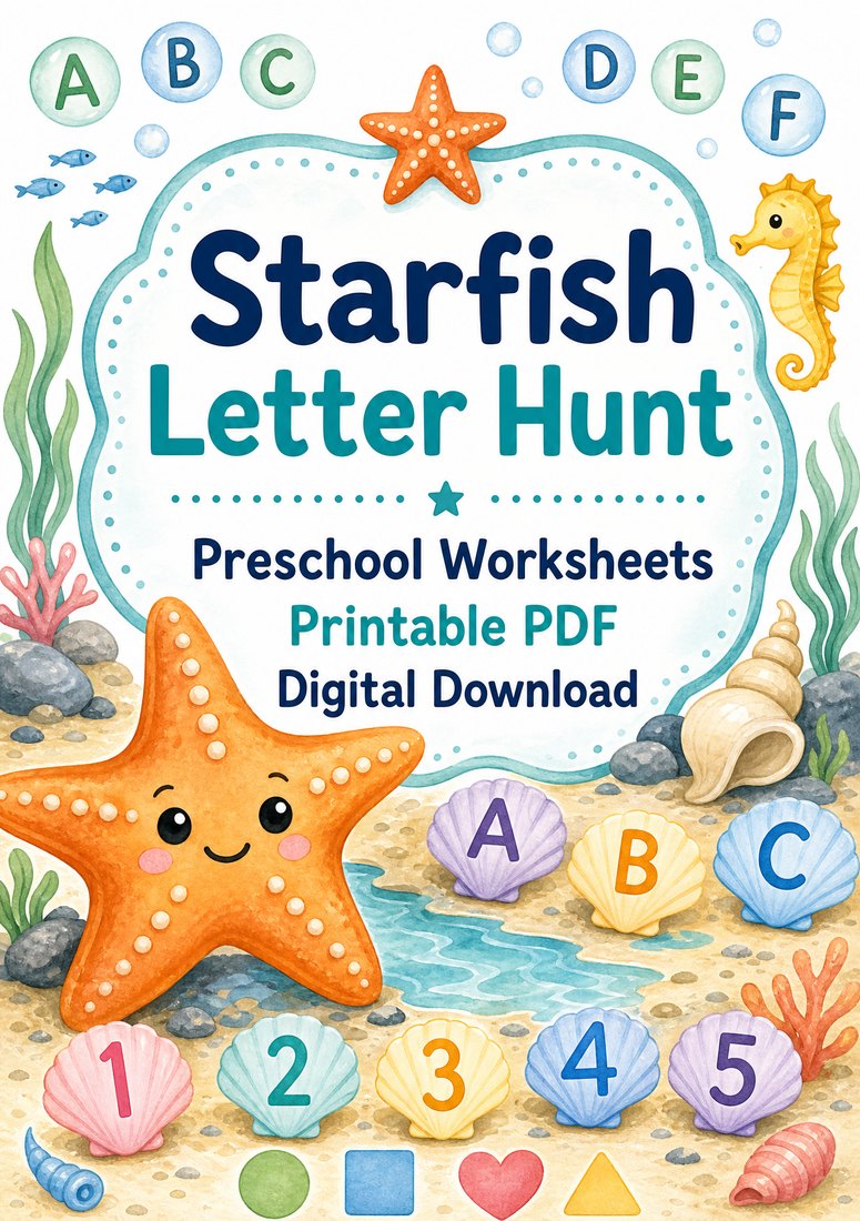 Preview: Starfish Letter Hunt