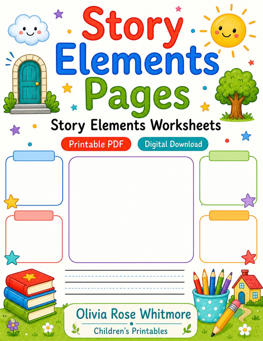 Preview: Story Elements Pages