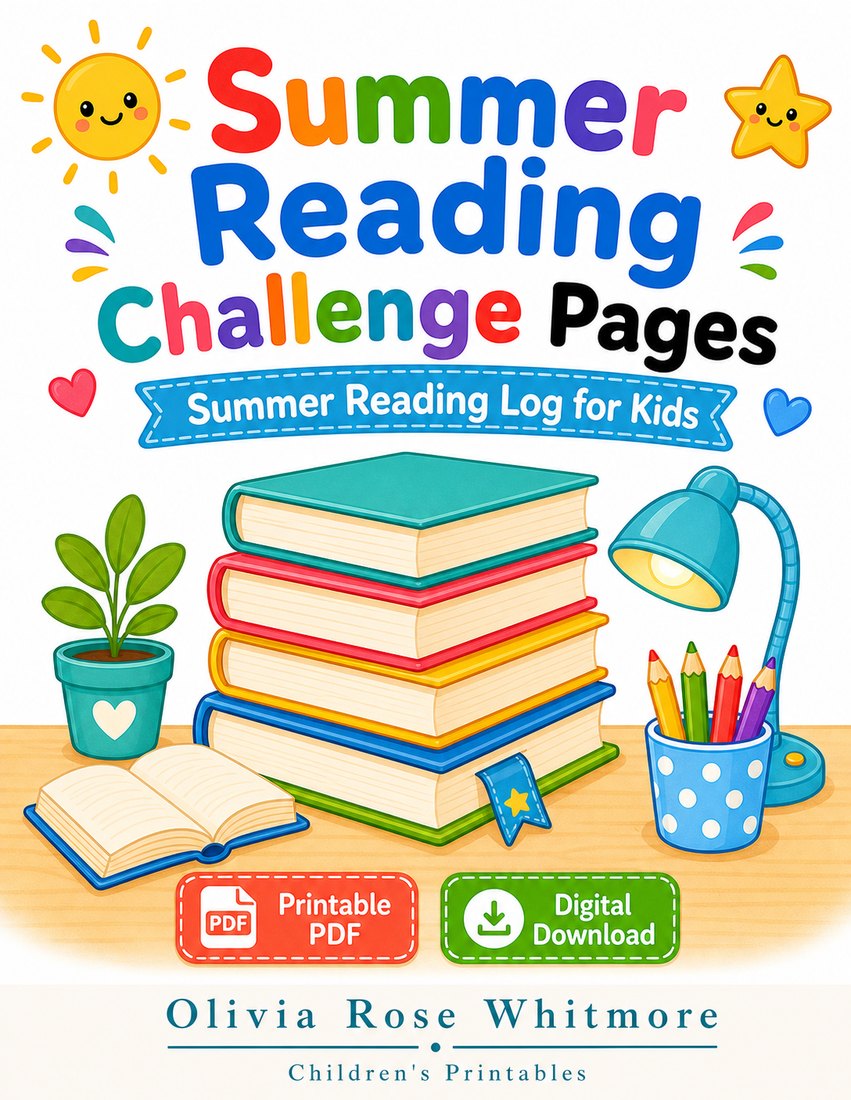 Preview: Summer Reading Challenge Pages