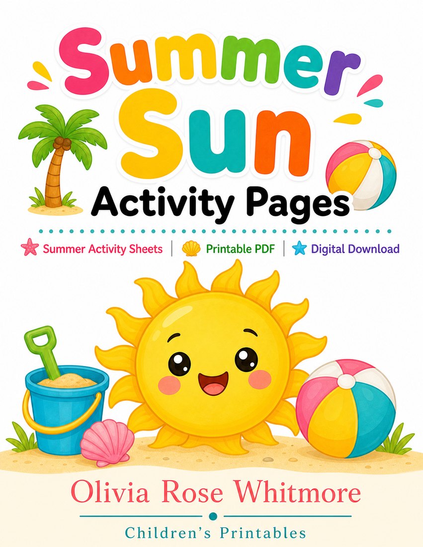 Preview: Summer Sun Activity Pages