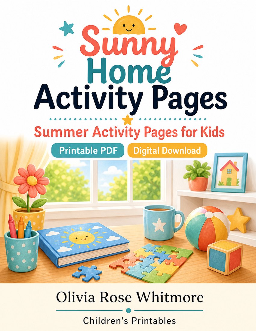 Preview: Sunny Home Activity Pages