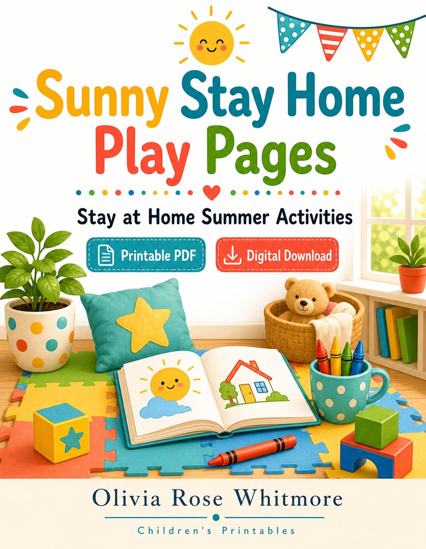 Preview: Sunny Stay Home Play Pages