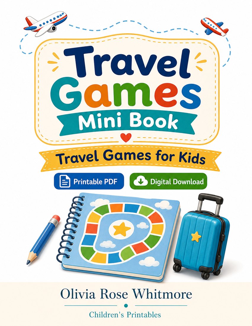 Preview: Travel Games Mini Book