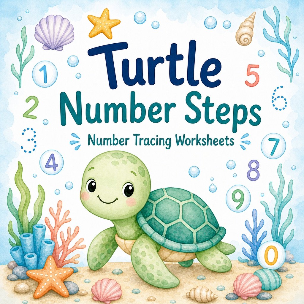 Preview: Turtle Number Steps