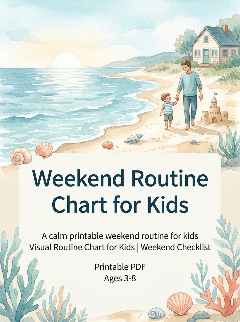 Preview: Weekend Routine Chart for Kids