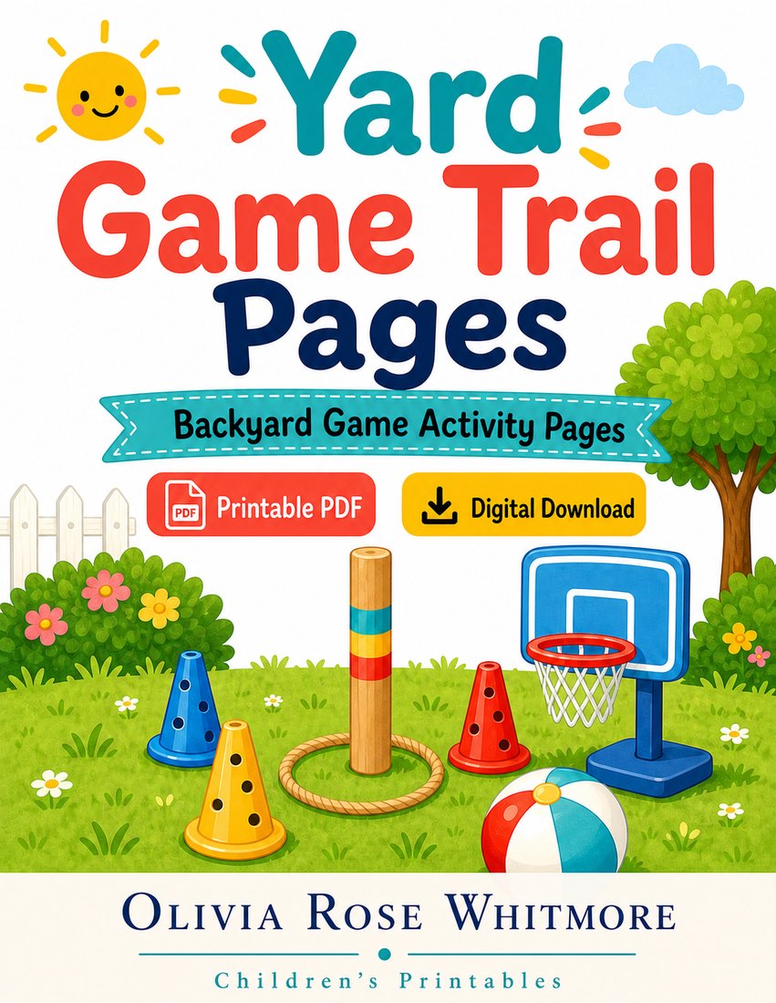 Preview: Yard Game Trail Pages